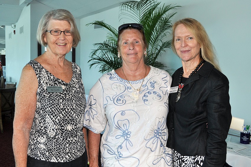 Pat Coville, Alison Brown and JoAnne DeVries