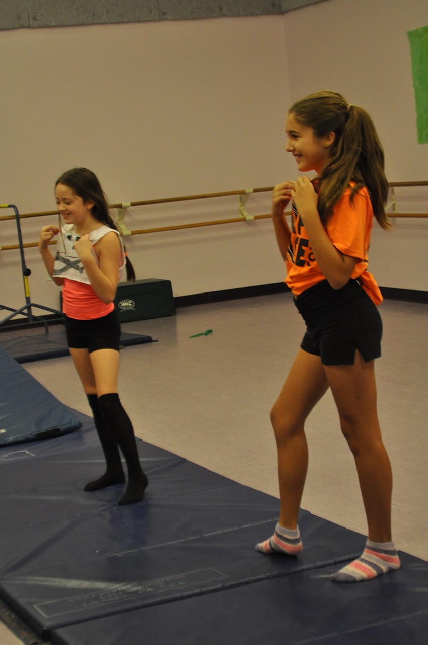 Shay Crider and Amanda Amos perform to 