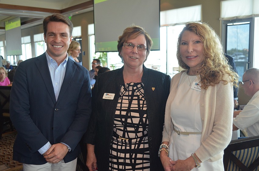 Branan Jacobs with Sandy Beckley and Roxanne Joffe