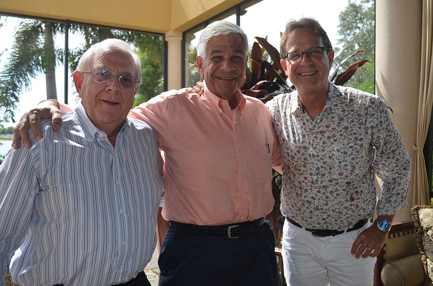 Ray Negg with Bernarn Barrie and Steve Knopick