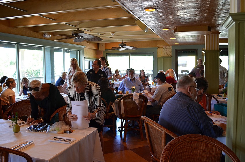 The Longboat Key Chamber of Commerce Networking Luncheon was held at the Tommy Bahama restaurant.