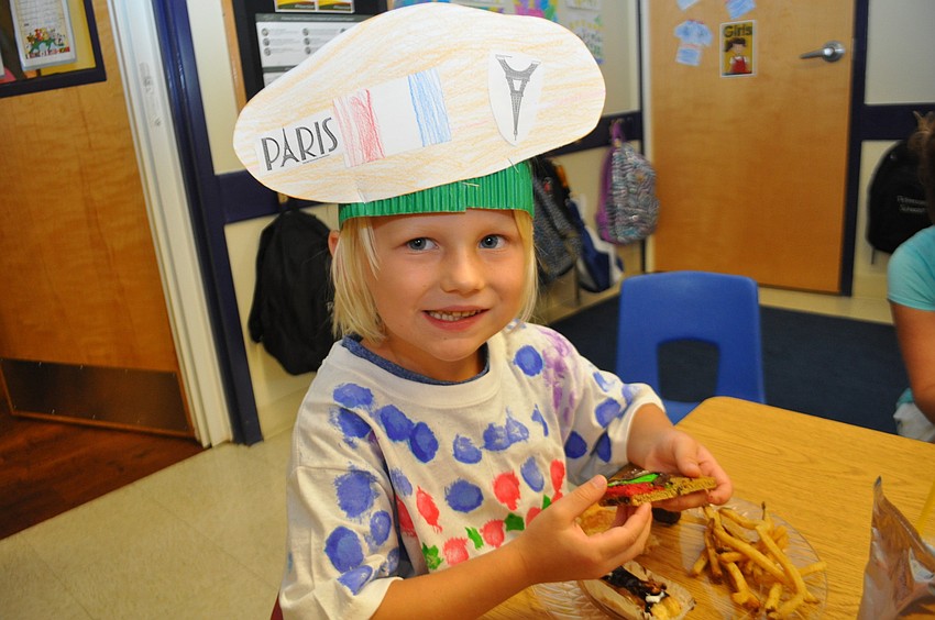 Dax Lafoe represents his family's native country, France.