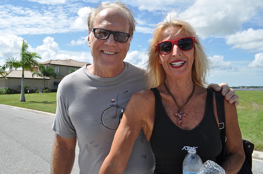 Terry and Carol Hoag enjoy the day together.