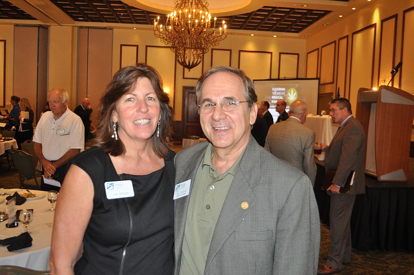 Lisa Reeder and Neil Spirtas of the Manatee Chamber of Commerce
