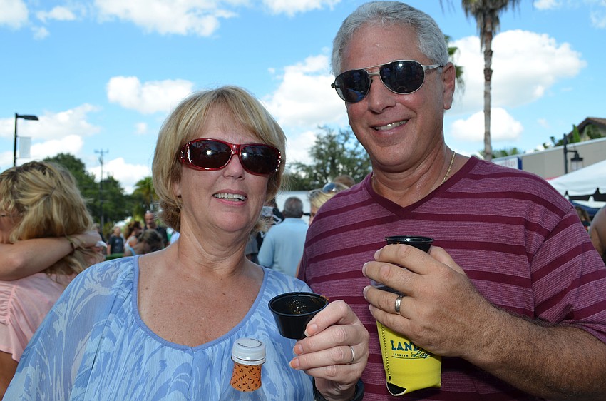 Ann and Denny Ditullio attend the 15th Annual Firehouse Chili Cookoff.