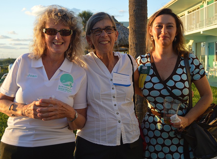 Irina LaRose, Joan Prudhomme and Chris Cullison of the Diplomat Beach Resort