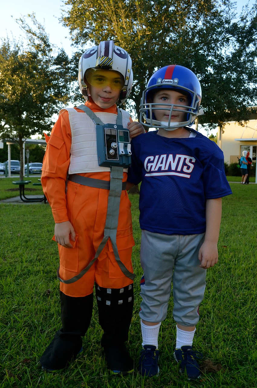 Brothers Alexander and Luke Sherry love Halloween.