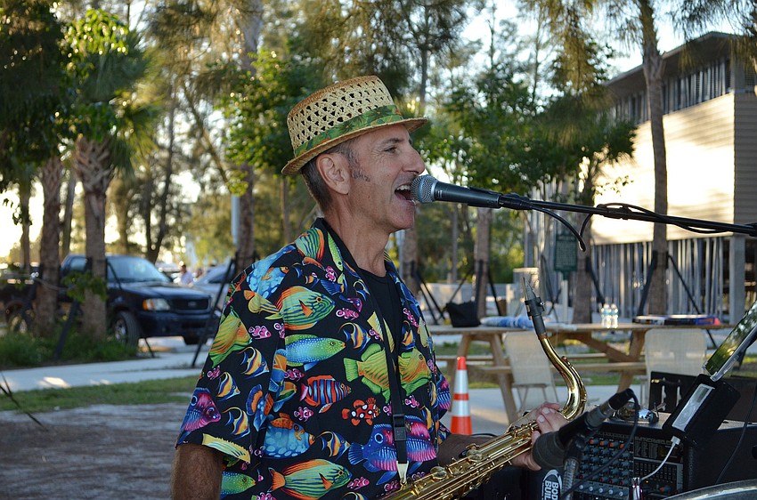 Daniel Fugazzotto performed the steel drums and saxophone.