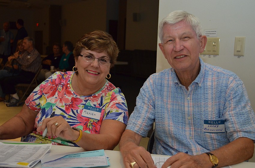 Marian Kristlibus and Larry Bennison