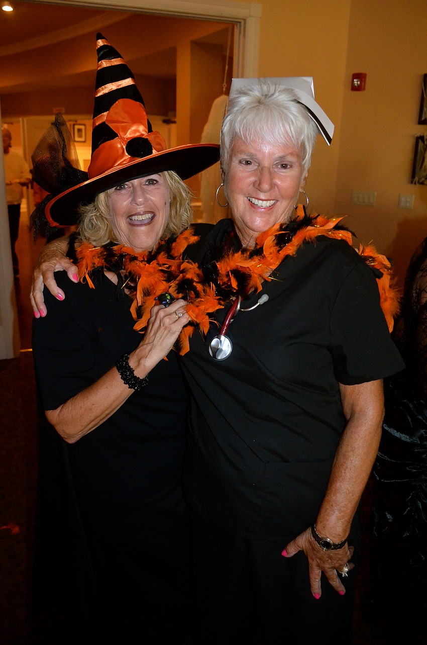 Susie Wolff and Nanci Nagy dress for the holiday.