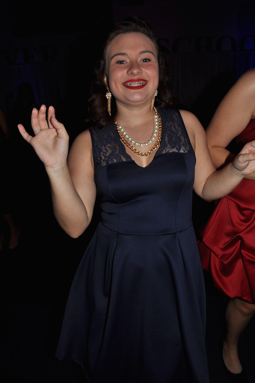 Savana Ecklund shows off her best dance moves.