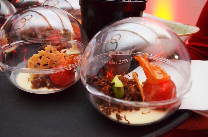 The Crab+Fin served up Portuguese cork-braised octopus with preserved lemon caper vinaigrette and oven-dried local tomatoes.