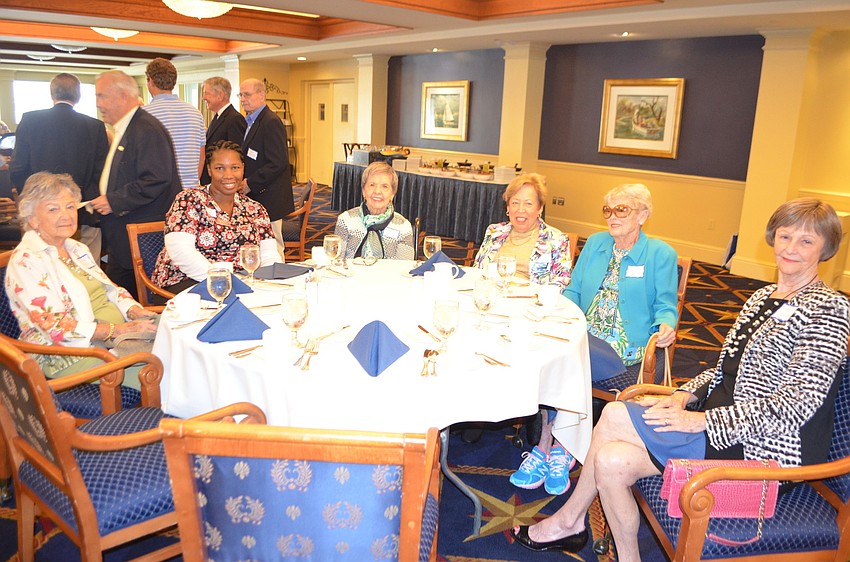 Louise Rich, Kechia Lovell, Marge Stapleton, Marcia Tuck, Cody Baldwin and Bev Henry