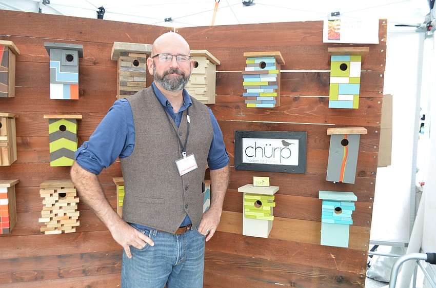 Matt Estrada, creator of chÃ¼rp birdhouses
