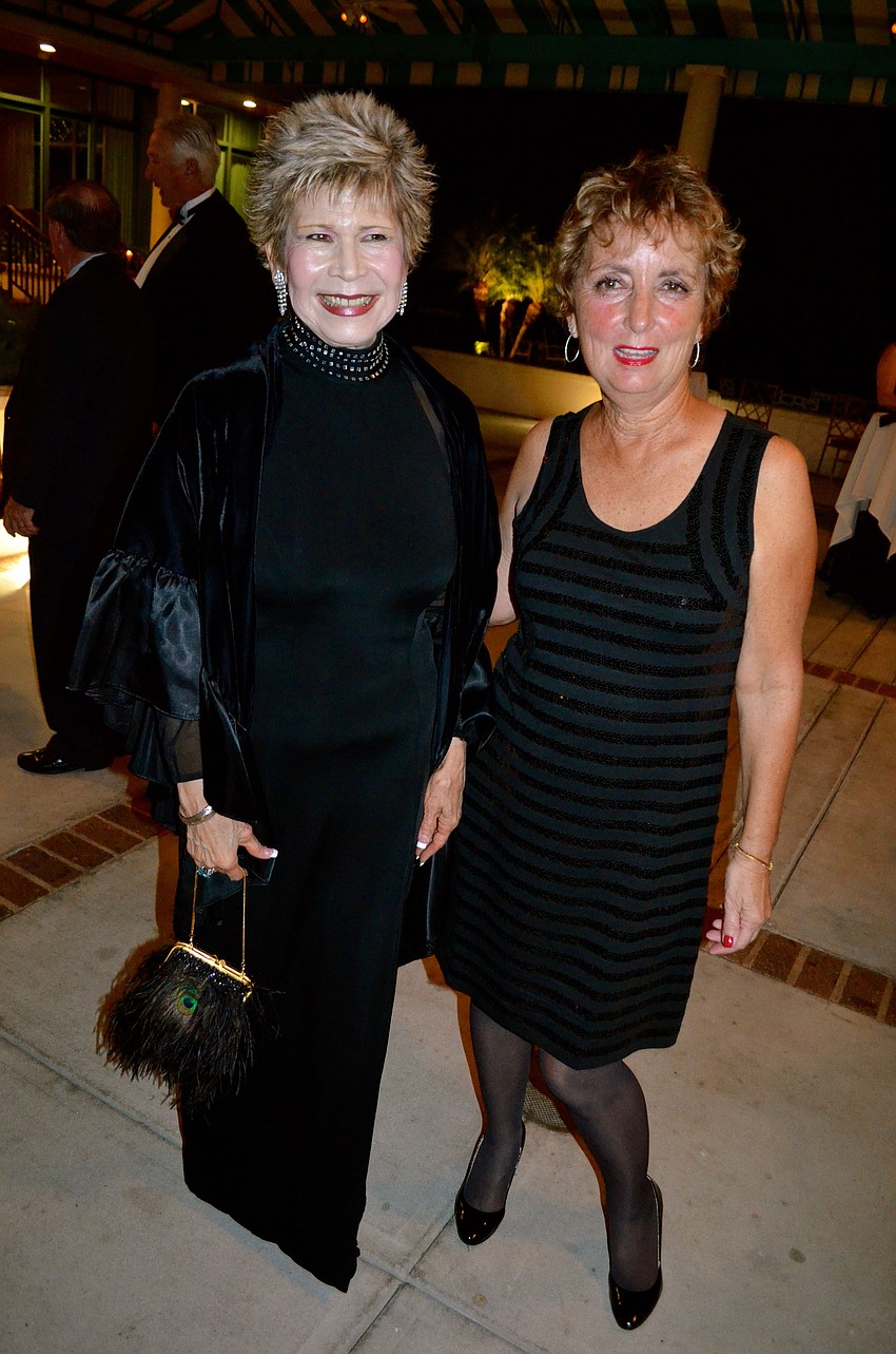 Teresa Phillips and Kathy Arillaga spend time with friends.