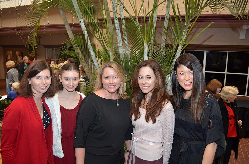 Julie Shaw, Sarah Shaw, Juli Capella, Jalone Rutherford and Rachel Silverman