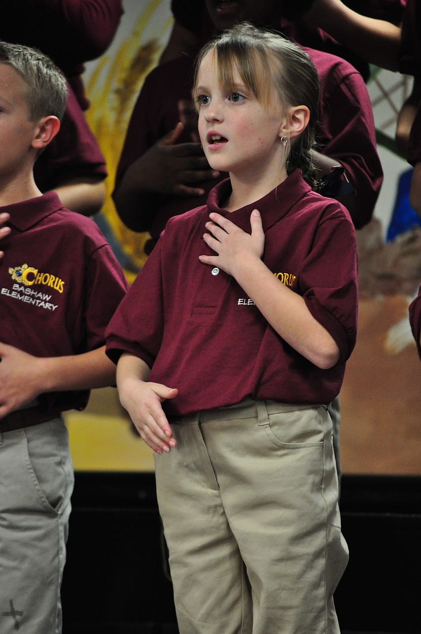 Catherine Dimon knows all the motions to the songs.