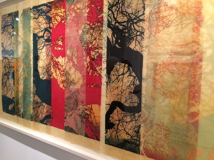 A large piece by artists Mike and Doug Stern.