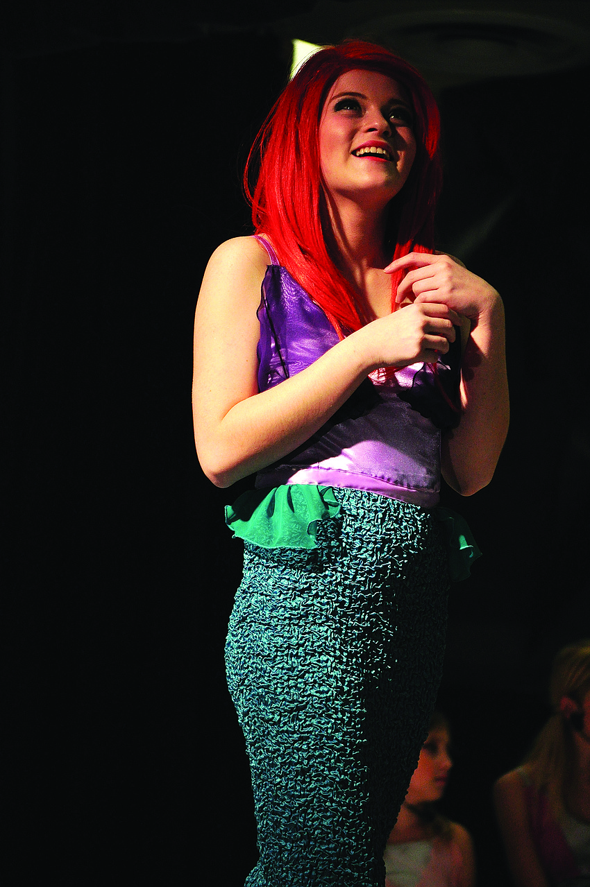 Haile Middle School eighth-grader Elizabeth Oliver steals the show as Ariel in 