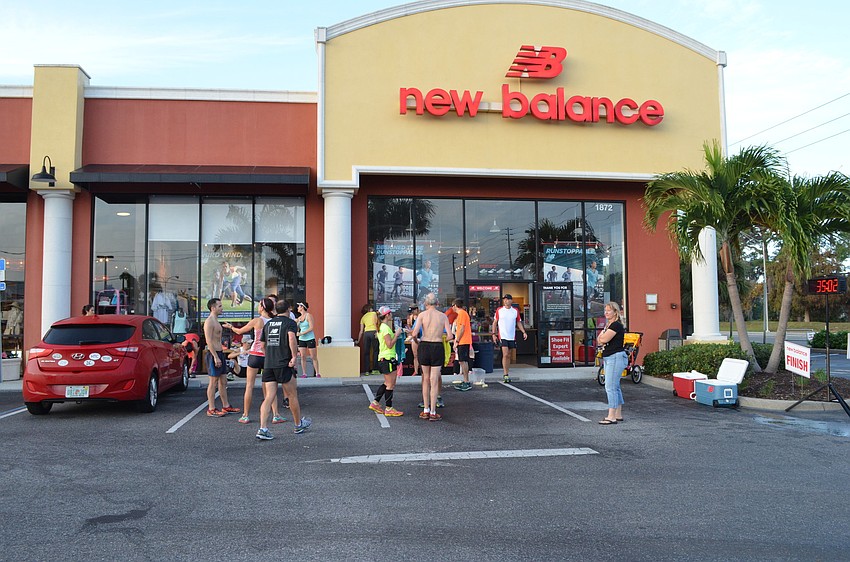 Once a month runners are invited to participate in an event at the New Balance store located on Stickney Point Road.