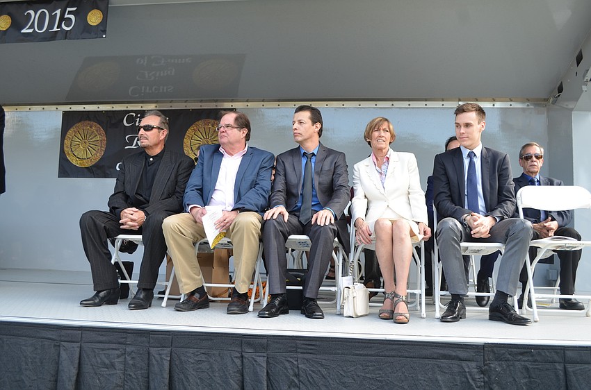 Eddie Del Moral, Fred Pfening III, Miguel Vazquez, Jacqueline Zerbini and Louis Ducruet