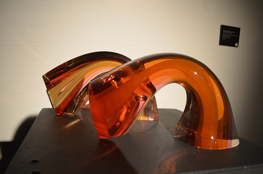 â€œSectioned Arc with Double Helixâ€ by Harvey Littleton, of the U.S.