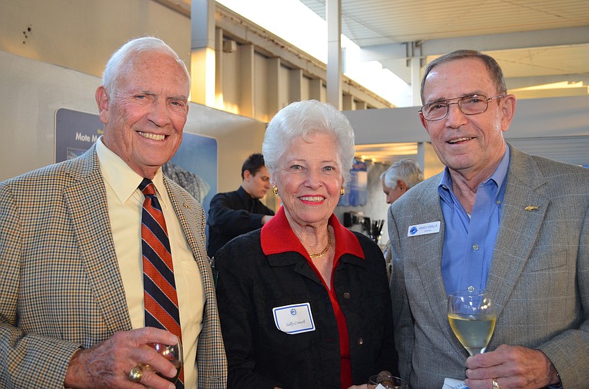 Fred Derr with Sally and Howard Crowell
