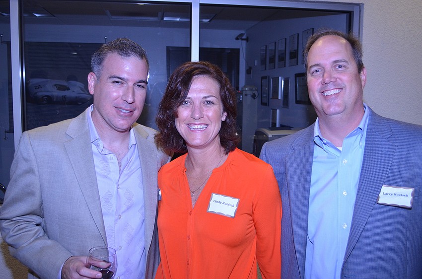 Mike Hart and Cindy and Larry Koelsch