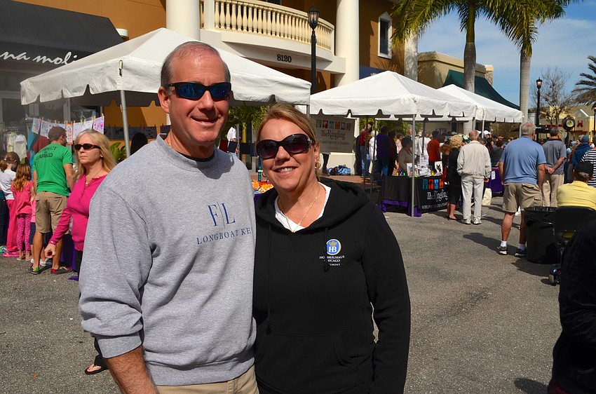 Nick and Janet Rantis show their appreciation for the arts.