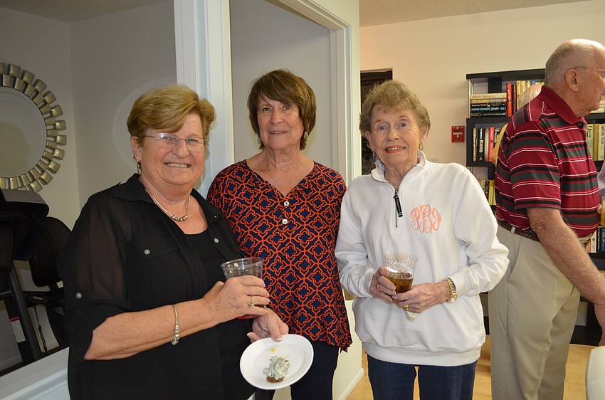 Nancy Evans, Phyllis Boyer and Jean Mallick