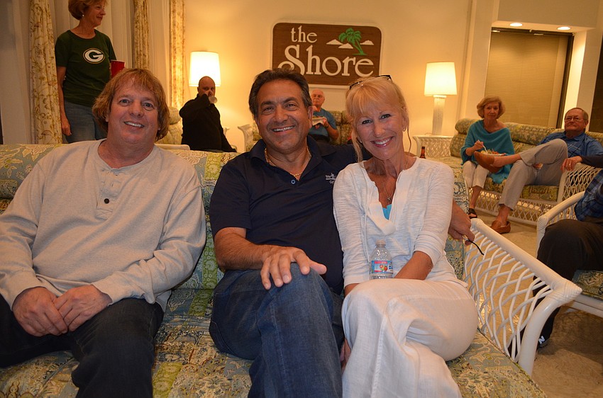 Andy Weiland with Paul and Cindy Caputo