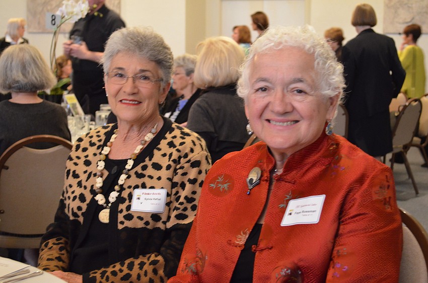 Sylvia Haftel and Faye Rossman.