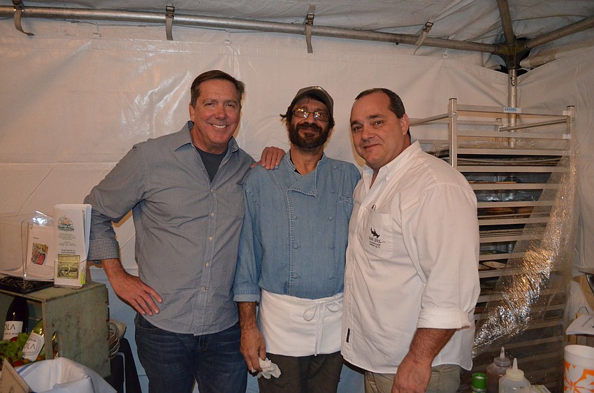 Mar Vista owner Ed Chiles, chef George Quattromani and General Manager Anthony Cucci