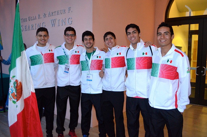 Saul Salazar, Duilio Gonzalez, Andres Cano, Ismoel Hernandez, Jorge Lopez and Alvaro Aguilar represent Mexico.