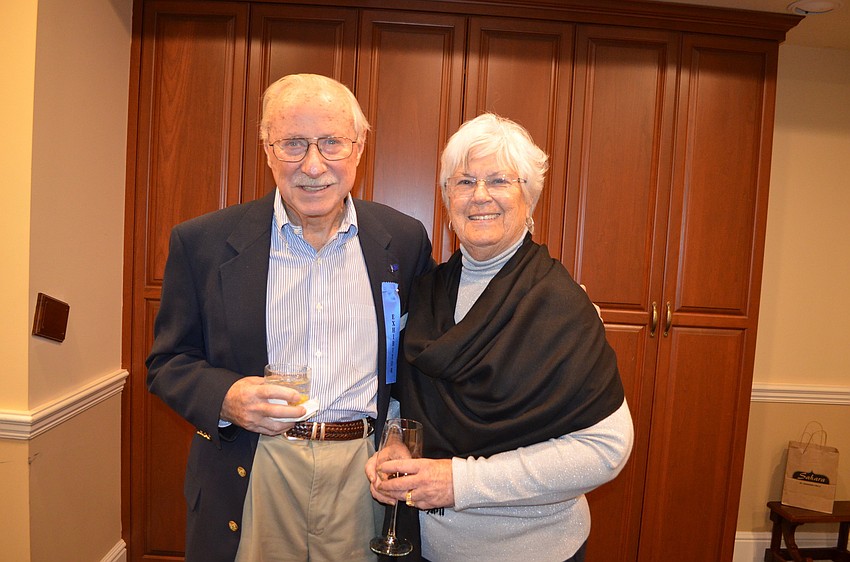 Exhibitor Dick Webster with wife, Joan