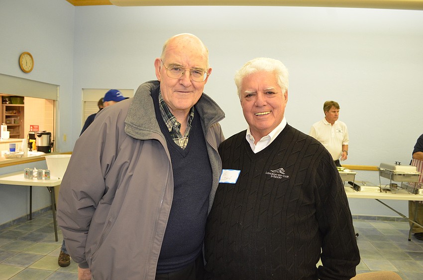 Msgr. Gerry Finegan and Ed Davin