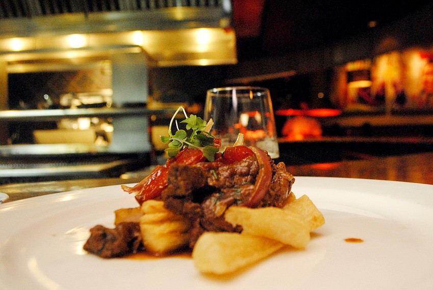 Fourth course: Lomito Al Jugo paired with â€˜Puppyâ€™s Breath Porterâ€™