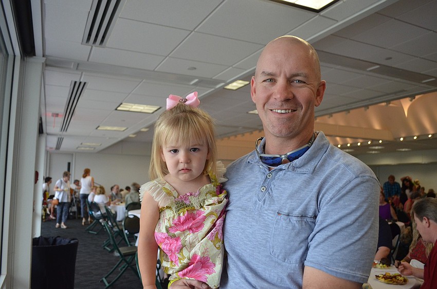 Gia Neilubowicz with uncle, David Romine
