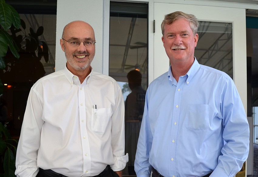Dave Bullock, Longboat Key town manager, and Steve Branham