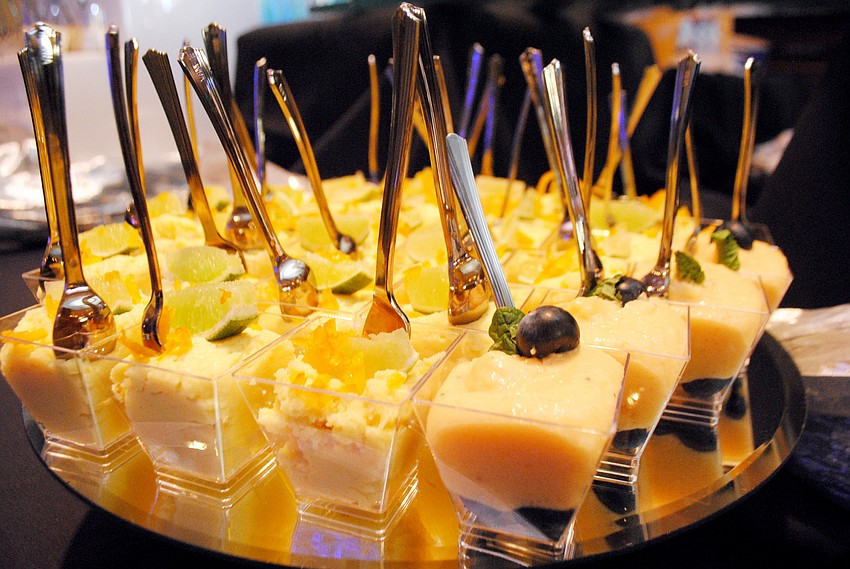 The dessert bar at Braden River High Schoolâ€™s prom â€˜A Night in Parisâ€™