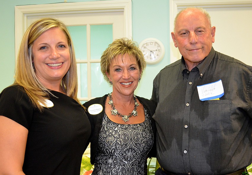 Dawn Finicle, Freedom Village, Veronica Rogers, Freedom Village, and Vince LaPorta, Longboat Key Club