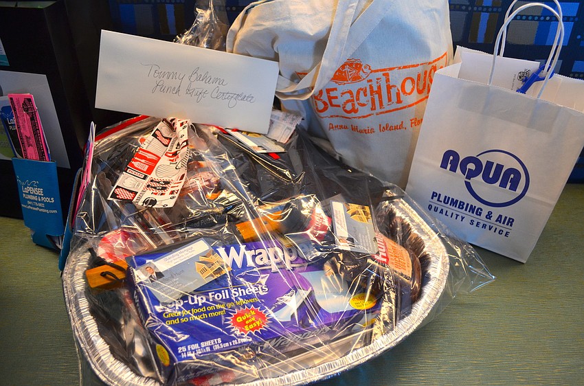 Attendees participated in a 50/50 raffle at the lunchtime event, which offered prizes from Chamber businesses.