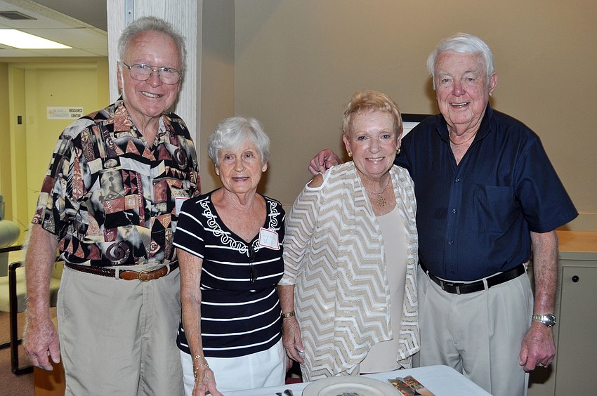 John and Lynda Brill with Arlene and Gen. John Casey