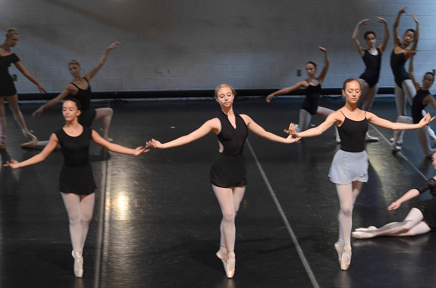 Juanita Arrendondo, Caitlin Gish and Andrea Allmon, Sarasota Ballet School