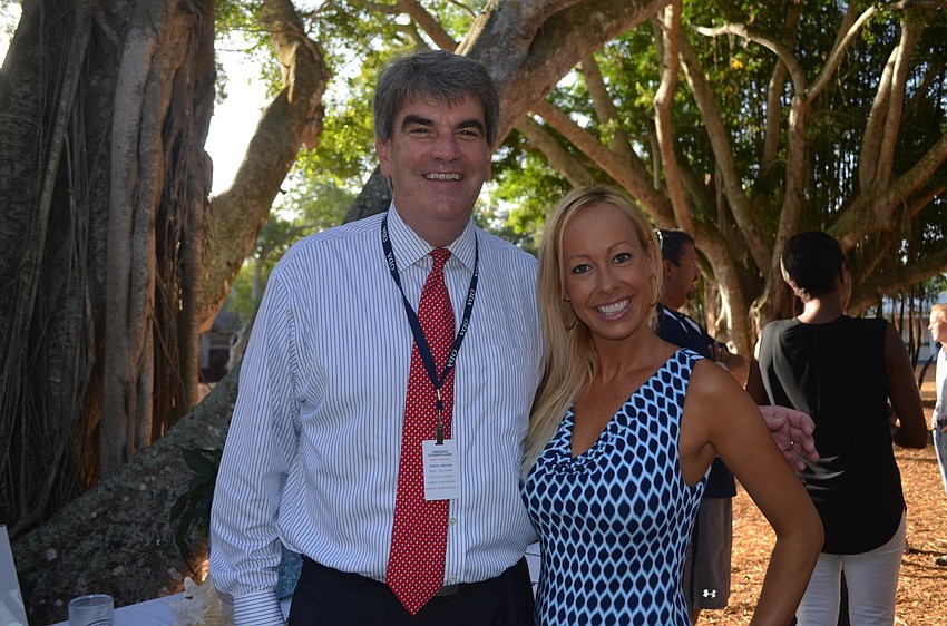ODA Head of School David Mahler with President of the Parent Association Daria Spina