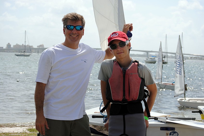 Tom Magardino with his son Matt