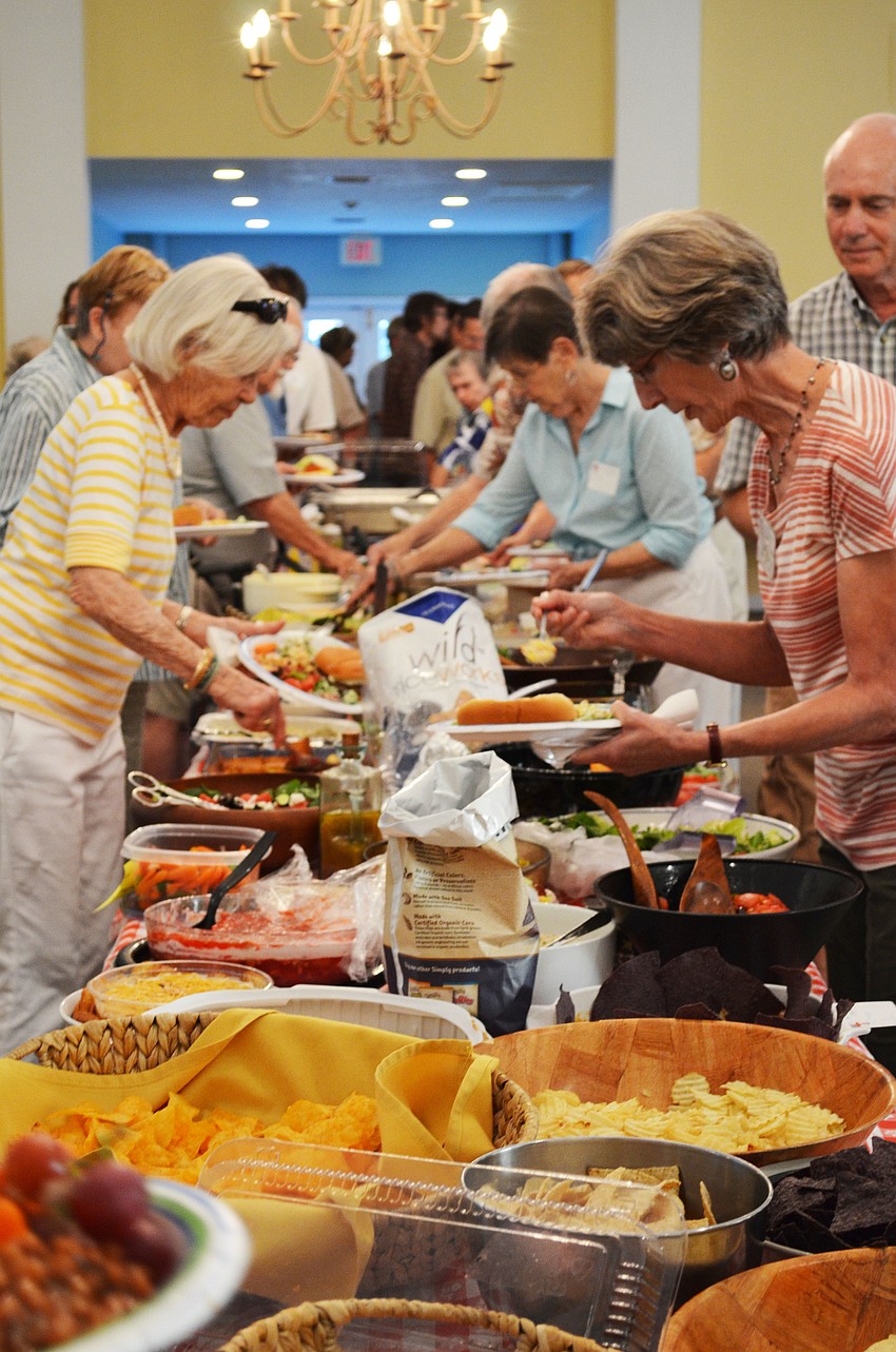 More than 100 guests were estimated to be in attendance for the St. Boniface Parish Cookout.