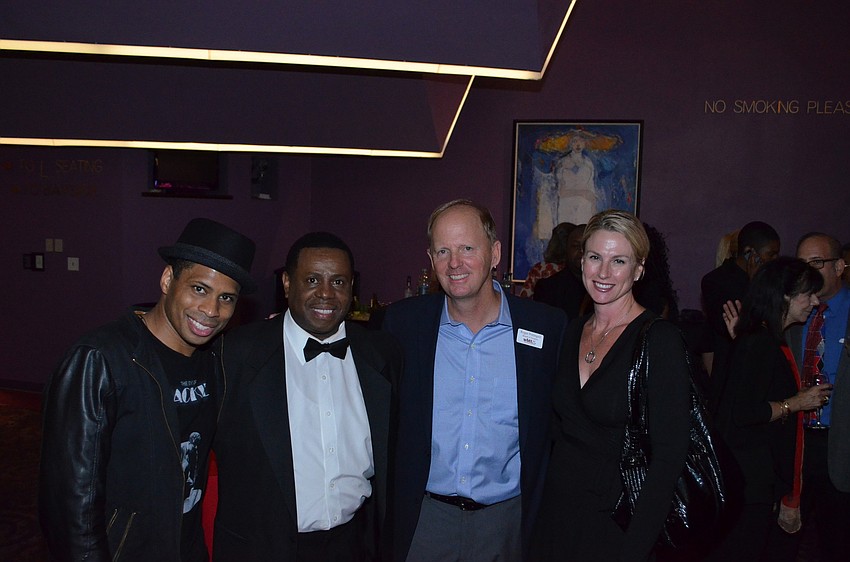 Chester Gregory, Nate Jacobs, and Roger and Alisa Pettingell