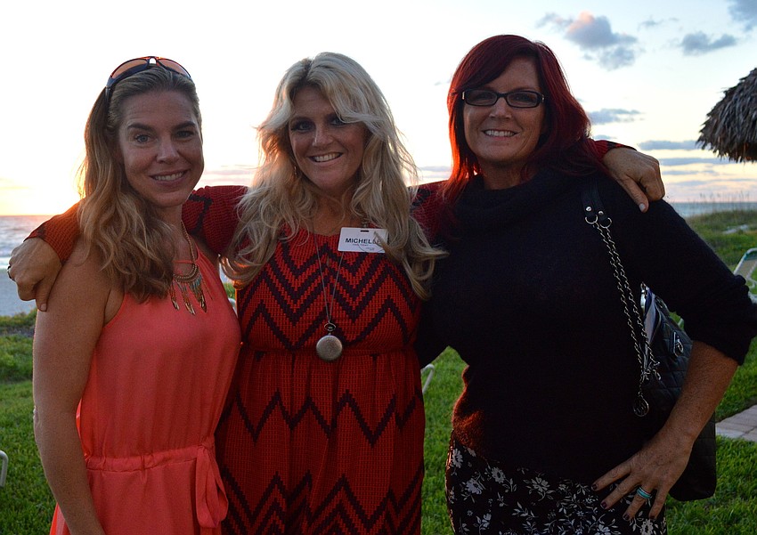 Shona Otto, of Madison Avenue Media, Michelle Sampson, of Cool Today, and Beth Harris, of Unifirst Uniform Service