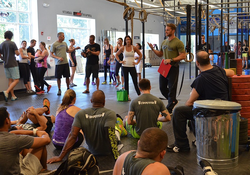 Head coach and owner, Mike Poppa addresses the competitors.